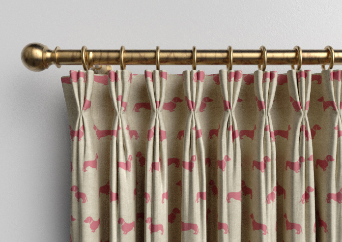 Emily Bond Peggy, Raspberry - Made to Measure Curtains - Image 11